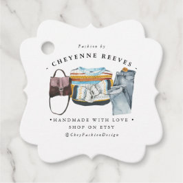 Waterverf Mode ontwerp | Business Hang Label