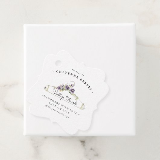 Waterverf Mode ontwerp | Business Hang Label (In situ)