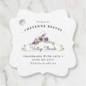 Waterverf Mode ontwerp | Business Hang Label (Voorkant)