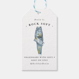 Waterverf Mode ontwerp | Business Hang Label Cadeaulabel