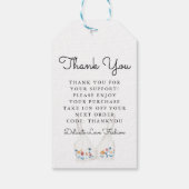 Waterverf Mode ontwerp | Business Hang Label Cadeaulabel (Achterkant)