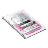 Waterverf mode ontwerp "Purse on books" Notitieboek (Rechterzijde)
