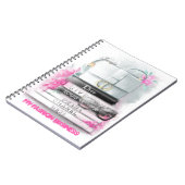 Waterverf mode ontwerp "Purse on books" Notitieboek (Linkerzijde)