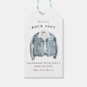 Waterverf Modeontwerp Zakelijke Hangtag Cadeaulabel