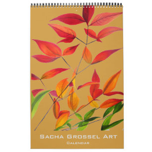 Waterverf Modern Art kalender door Sacha Grossel