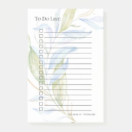 Waterverf Modern Boho Leafy Branches Post-it® Notes