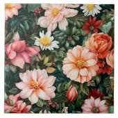 Waterverf  Modern Floral Collectie Tegeltje (Voorkant)