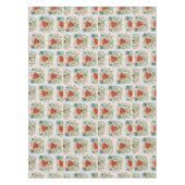 Waterverf Modern Flower Motif Aardse Whimsical Tafelkleed (Voorkant)