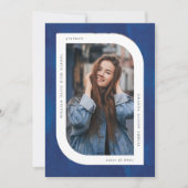 Waterverf Modern lijst Afstuderen Aankondiging (Voorkant)