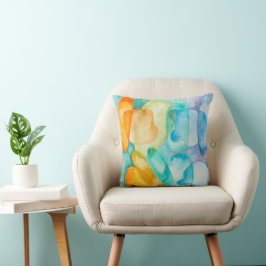 Waterverf/ Modern/ Pattern/ Print/ Pillow/ Design Kussen