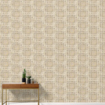 Waterverf Modern Plaid Neutral Cream Tan Brown