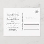Waterverf Modern Save the Date Briefkaart (Achterkant)