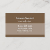 Waterverf Modern Visitekaartje (Achterkant)