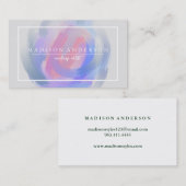 Waterverf Moderne eenvoudige en klassieke schoonhe Visitekaartje (Voorkant / Achterkant)