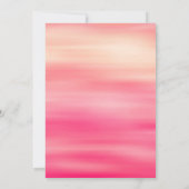 Waterverf Moderne fotobruiloft bespaart datum Save The Date (Achterkant)