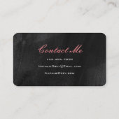 Waterverf Moderne fotocirkels Visitekaartje (Achterkant)
