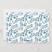 Waterverf moderne marine foto feestdagenkaart (Achterkant)