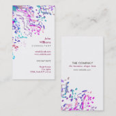 Waterverf Moderne Natuur Verschildert penseelstrek Visitekaartje (Voorkant / Achterkant)