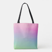 waterverf moderne regenboog girly gradient tote bag (Achterkant)
