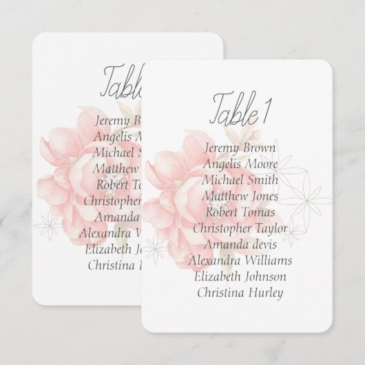 Waterverf moderne rode pony. kaart (Voorkant / Achterkant)