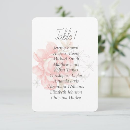 Waterverf moderne rode pony. kaart (Staand voorkant)