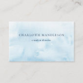 Waterverf moderne stijlvolle minimalist visitekaartje