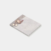 Waterverf moeder en kippen post-it® notes (Schuin)