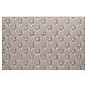 Waterverf moeder en kippen stof (Fat Quarter)