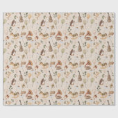  Waterverf Moeder Gans Kwekerij Kinder Speelgoed Cadeaupapier (Vlak)