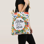 Waterverf moeder van de collage bruidskic tote bag (Dichtbij)