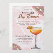 Waterverf Moederdag Brunch Uitnodigingen (Voorkant / Achterkant)