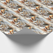 Waterverf moedereend met eendjes cadeaupapier (Hoek)