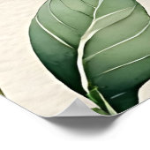 Waterverf Moestuin Patroon Poster (Hoek)