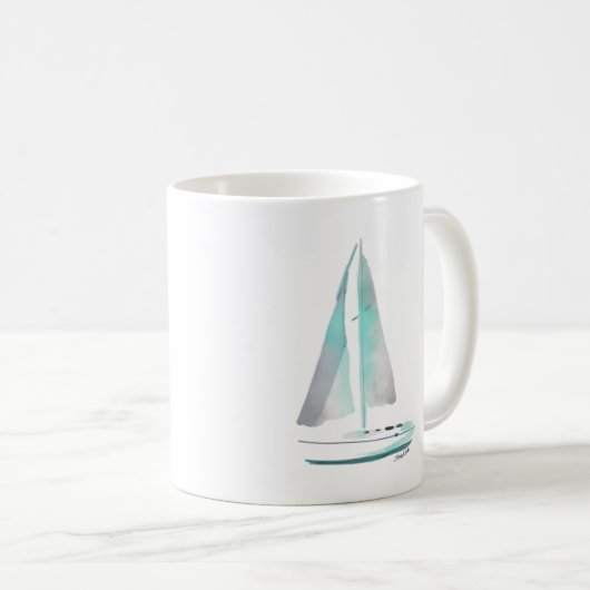 Waterverf Mok (Voorkant rechts)