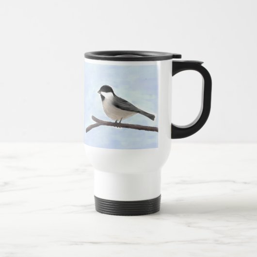 Waterverf Mok met zwarte lampvoet (Rechts)