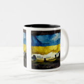 Waterverf  Mok Oekraïense wapenslag tweetone, 11 (Voorkant rechts)