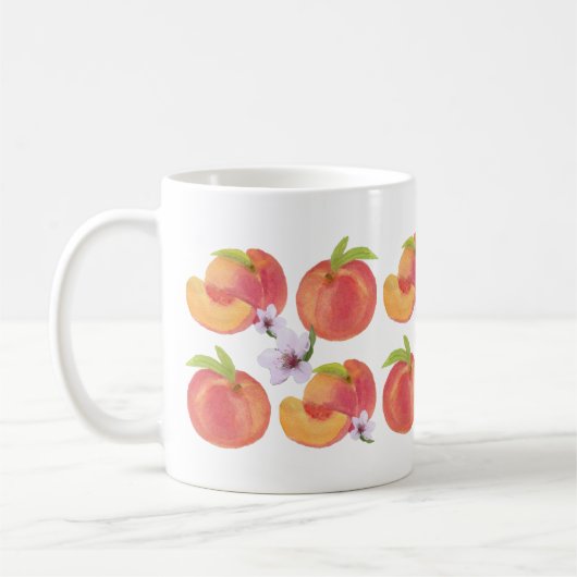 Waterverf Mok perziken (Links)