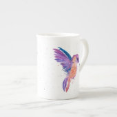 Waterverf Mok van kalkoenen (Voorkant rechts)