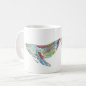 Waterverf Mok walvis (Voorkant links)