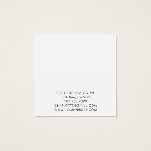 Waterverf Mon Joodsen Display Kaart (Achterkant)