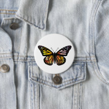 Waterverf Monarch Butterfly kleurig gebilderd