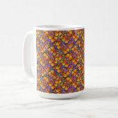 Waterverf Monarchvlinders 6 Koffiemok (Voorkant links)