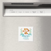 Waterverf Monkey Boy Dank u Magneet (Insitu (Vaatwasser))