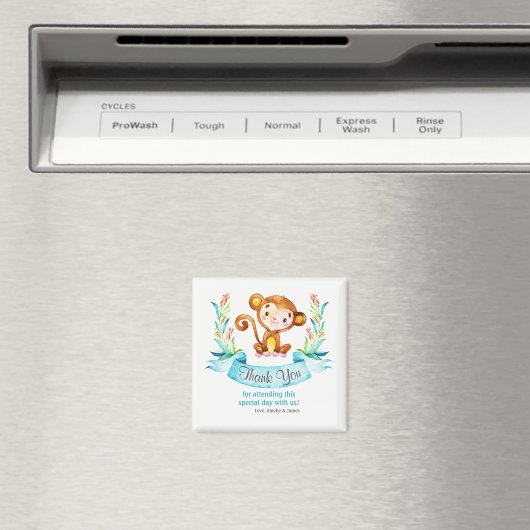 Waterverf Monkey Boy Dank u Magneet (Insitu (Vaatwasser))