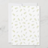 Waterverf Monkey Gender Reveal Kaart (Achterkant)