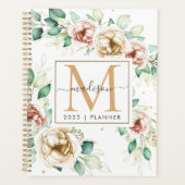 waterverf monogram 2023 Maandelijks Maandelijks Planner (Voorkant)