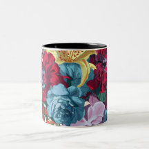 Waterverf Monogram Bloemen Delight