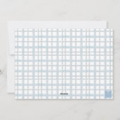 Waterverf Monogram Initiaal Notenkraker Crest Foto Feestdagenkaart (Achterkant)