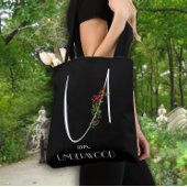 Waterverf monogram letter U docent Tote Bag