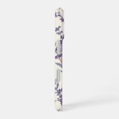 Waterverf Monogram met Wilde Bloem Lavendel iPhone 16 Hoesje (Rechterkant)